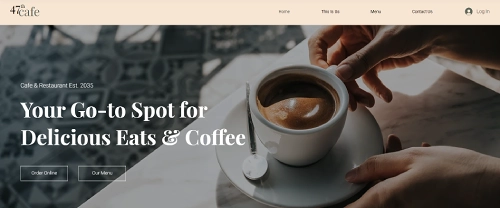 47th Cafe Template