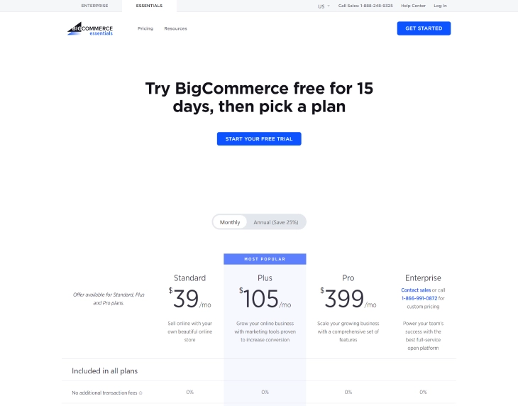 Wix Vs. BigCommerce - BigCommerce has eCommerce Plans fit for your specific needs to create an online store