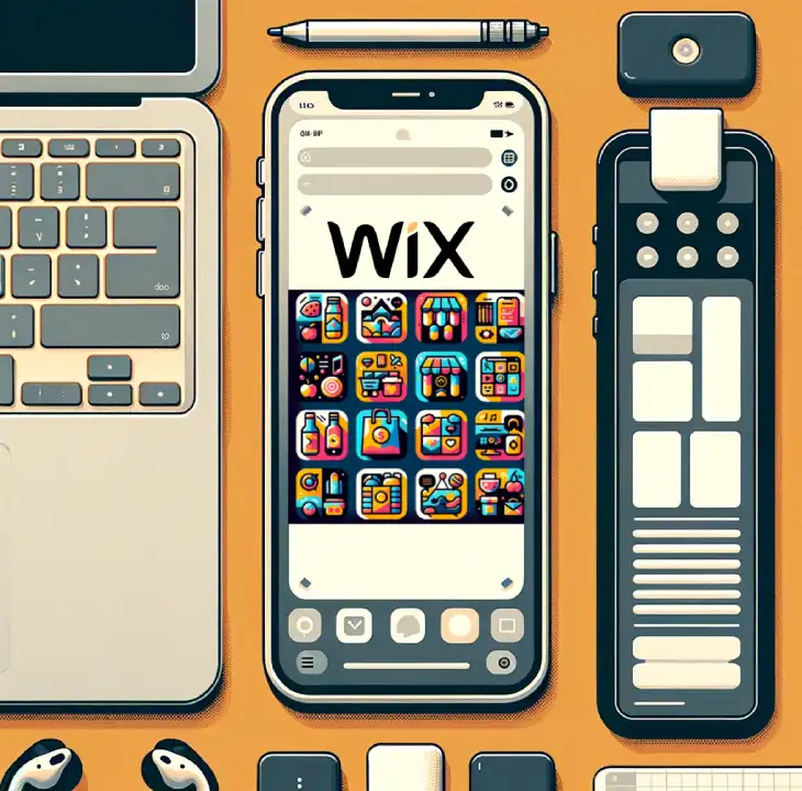 Branded Apps by Wix Review- a phone showing branded apps created in Wix