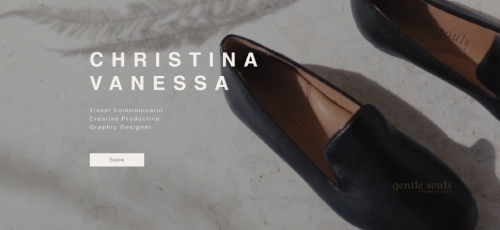 Best Portfolio Wix Examples - Christina Vanessa's website is a great portfolio Wix example that showcases your videography
