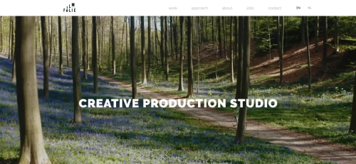 Best Wix Website Examples - Film Folie website is a good example of a Wix website for photographers and videographers