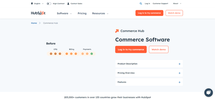 Wix Vs. HubSpot CMS - HubSpot CMS has advanced eCommerce capabilities that support business growth