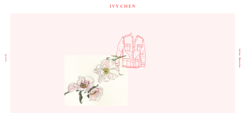 Best Wix Website Examples - Ivy Chen website is a good example of a Wix website for fashion designers and retailers