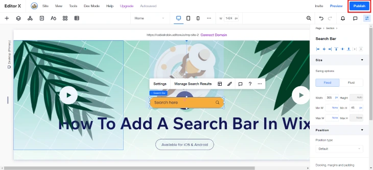 How To Add A Search Bar In Wix | Wiksit