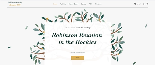 Robinson Family Reunion Template