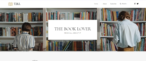 The Book Lover Template