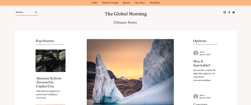 The Global Morning Template