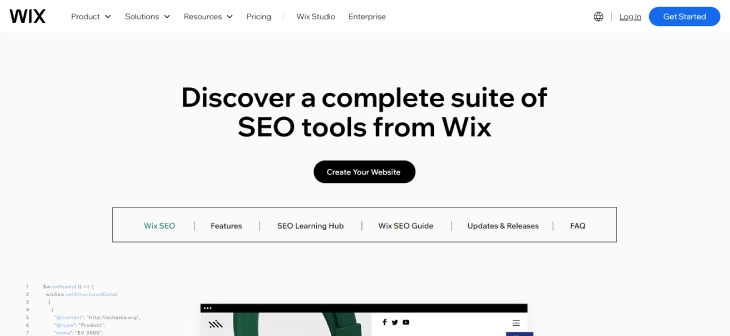 Wix Vs. Kajabi - Wix SEO tools has a lot of features but still lacks compared to WordPress