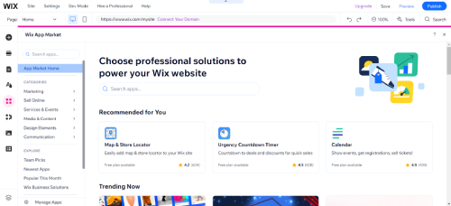 How To Use Wix - You can also add Apps in your Wix site to make it look more professional