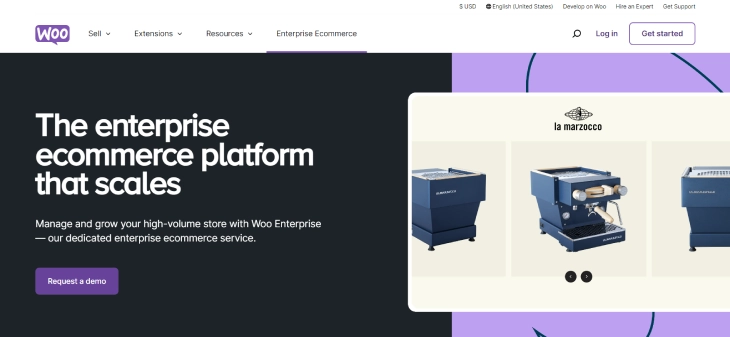 Which Is Better, Wix or WooCommerce - WooCommerce homepage so you can create your online store