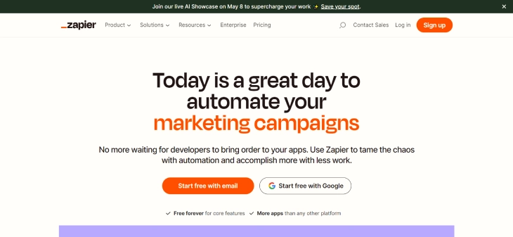 Best Marketing Integrations For Wix Websites - Zapier is a great marketing integration for your Wix site because of its ability to automate operations and more